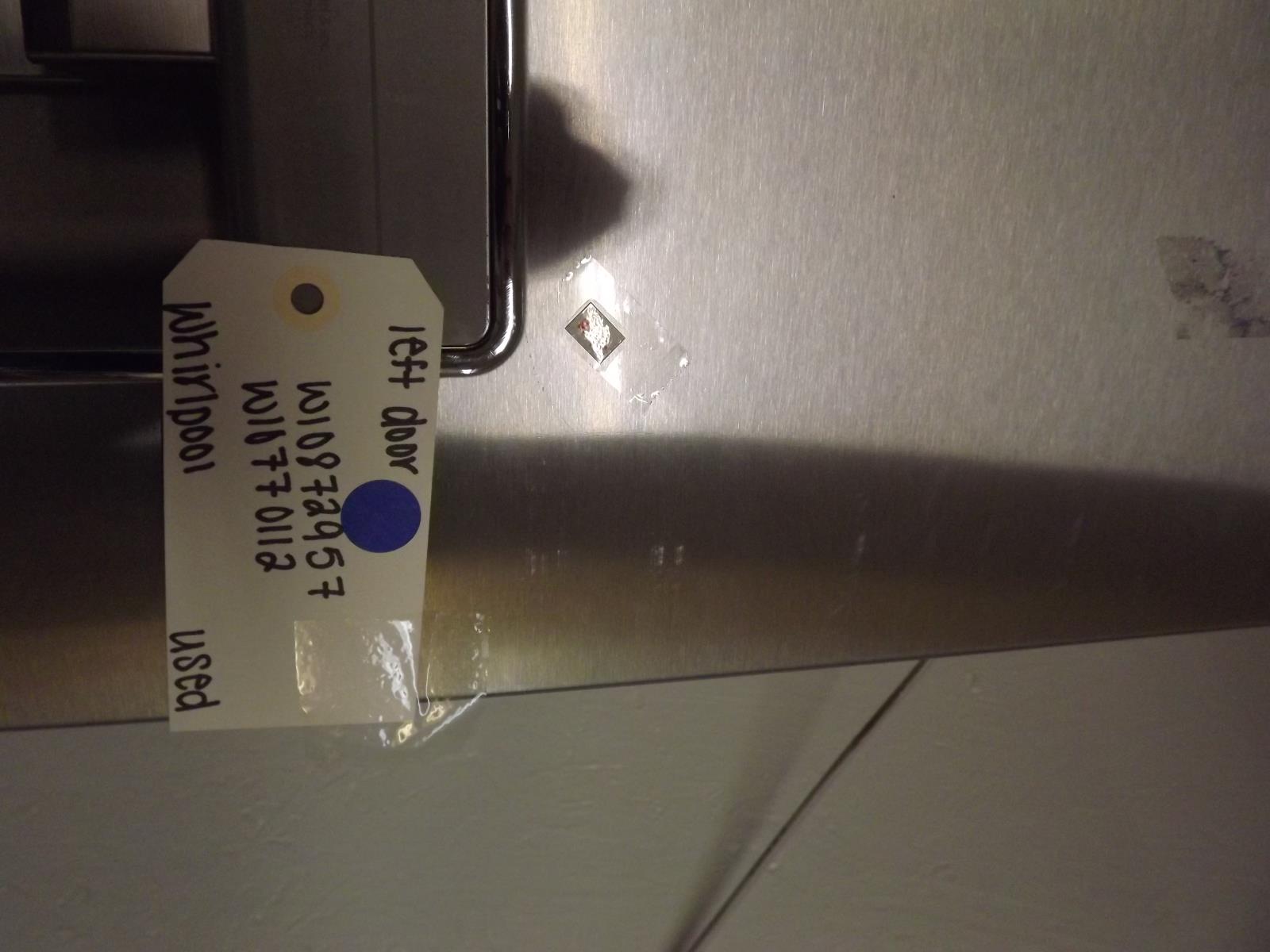 Whirlpool Refrigerator W10872957 W10770112 Left Door Used Whirlpool Refrigerator W10872957 W10770112 Left Door Used
